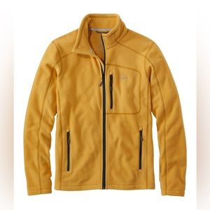 L.L. Bean Trail Fleece Full Zip, Yellow, BRAND NEW NO TAG
